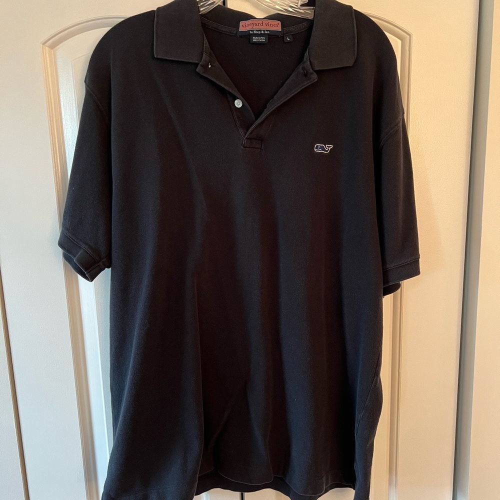 Vineyard vines polo black